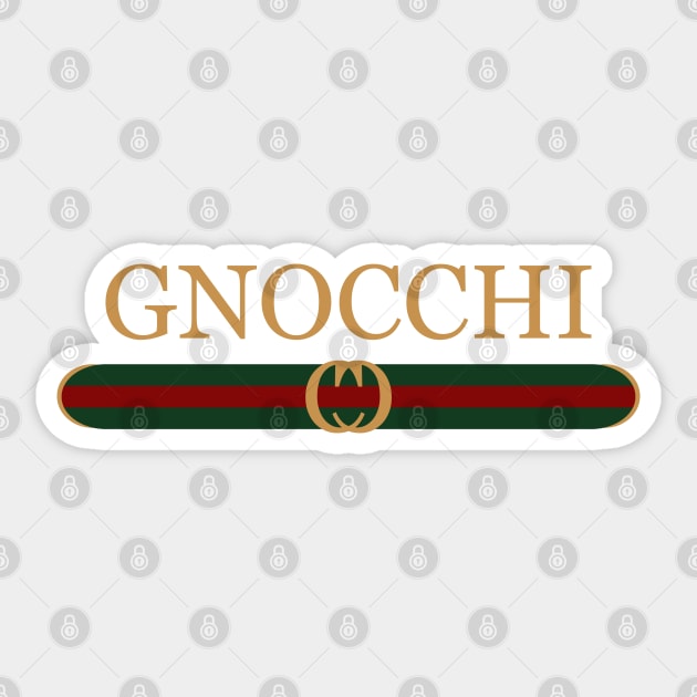 gnocchi trending fashion logo Sticker by masterpiecesai